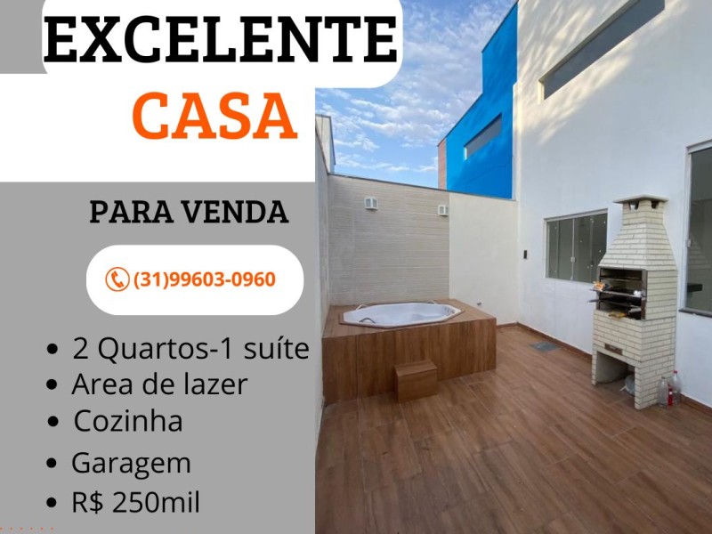 EXCELENTE OPORTUNIDADE CASA À VENDA 02 QUARTOS BAIRRO ALVORADA 02