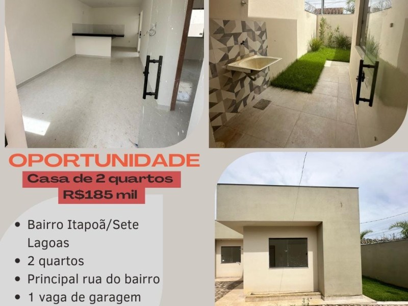 EXCELENTE OPORTUNIDADE CASA À VENDA BAIRRO ITAPOÃ