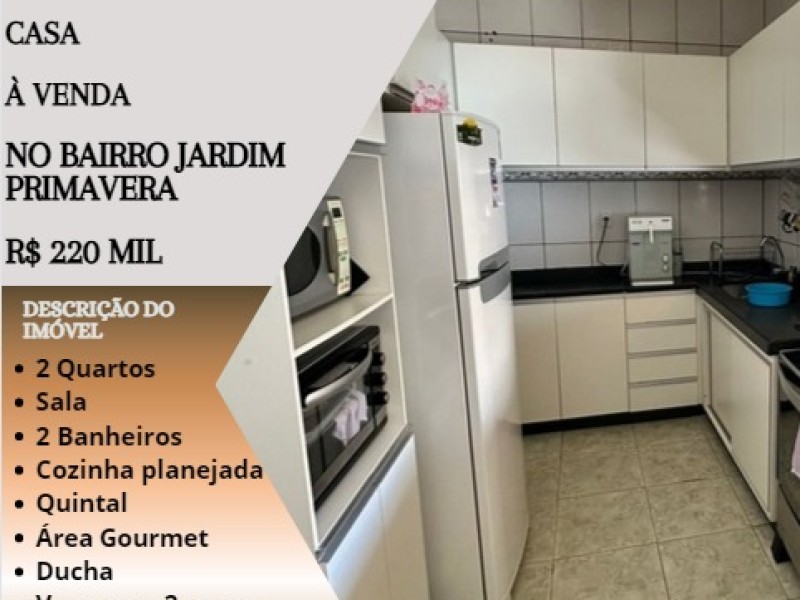 Linda casa á venda no Jardim Primavera!