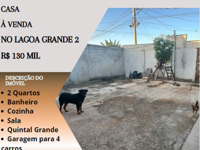 Linda casa á venda no bairro Lagoa Grande 2