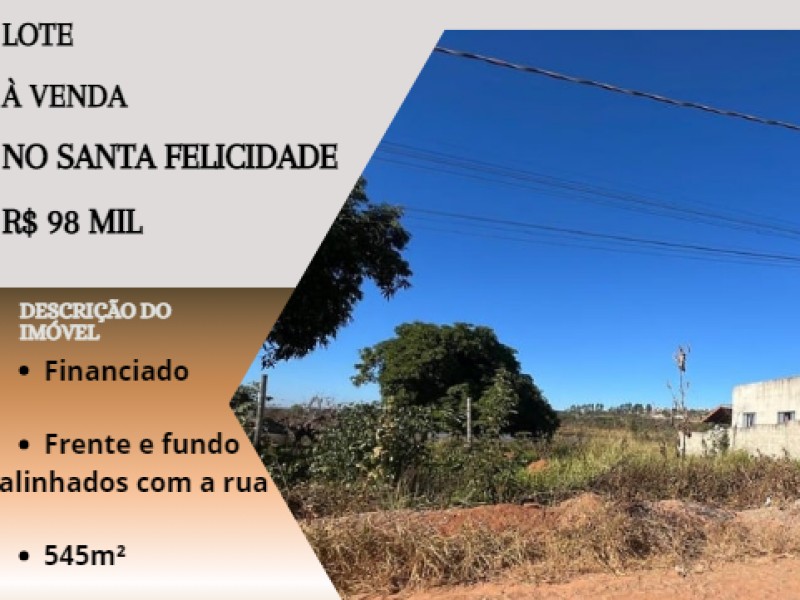 Lote á venda no Santa Felicidade!