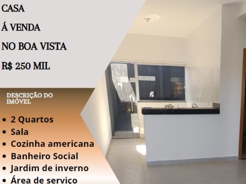 Linda casa á venda no Boa Vista!
