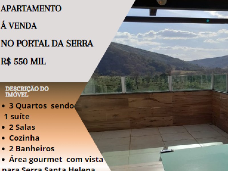 Lindo apartamento á venda Portal da Serra!