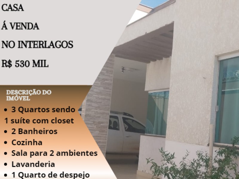 Linda casa á venda no Interlagos!