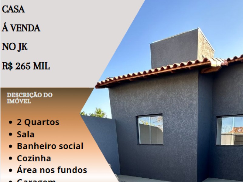 Linda casa á venda no JK !