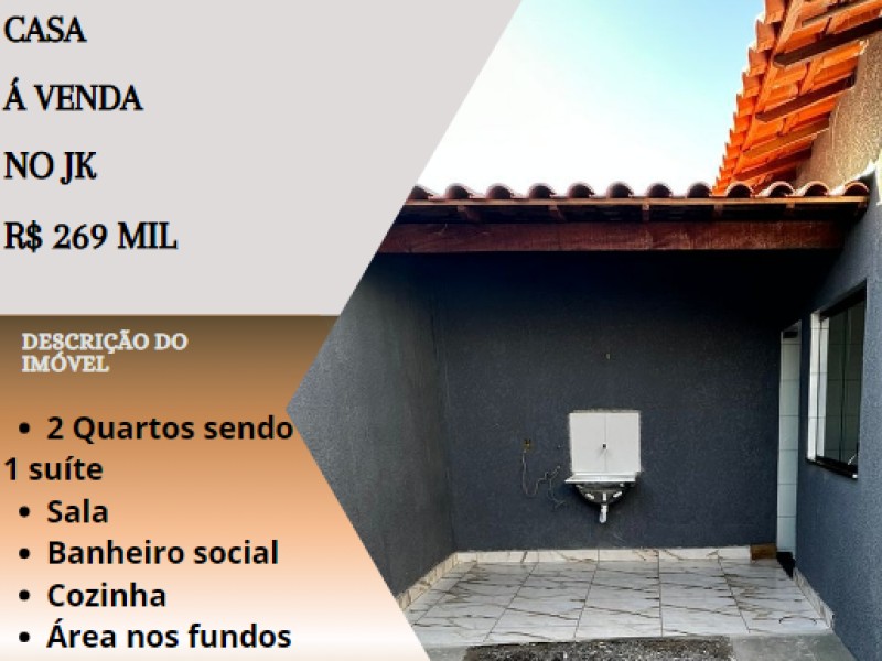 Linda casa á venda no JK!