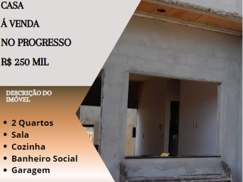 Ótima casa á venda no Progresso!