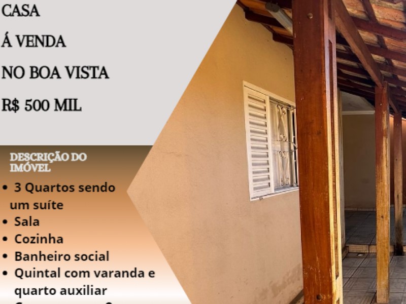 Ótima casa á venda no Boa Vista!