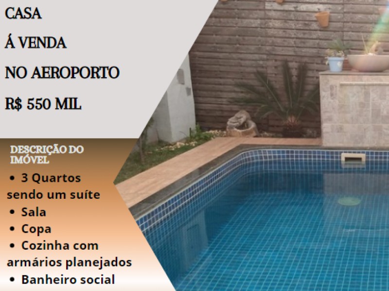 Excelente casa á venda no Aeroporto!