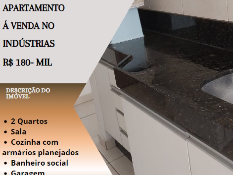 Ótimo apartamento á venda no bairro das Indústrias!