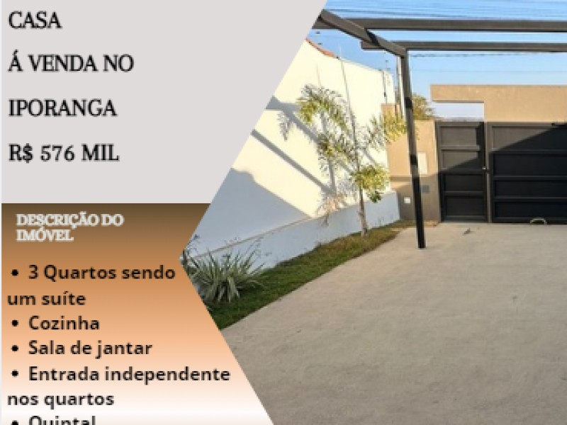 Lindíssima casa á venda no Iporanga!