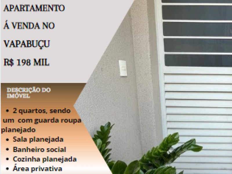 Ótimo apartamento á venda no Vapabuçu!