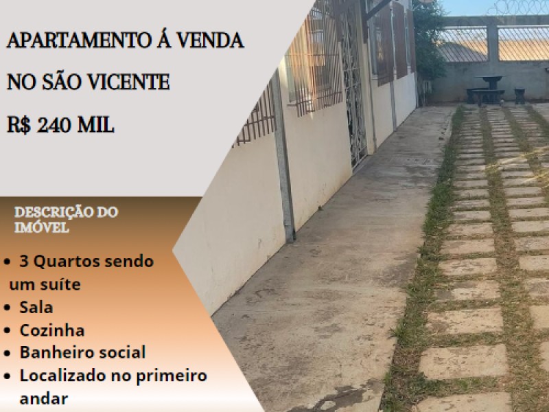 Ótimo apartamento á venda no São Vicente!