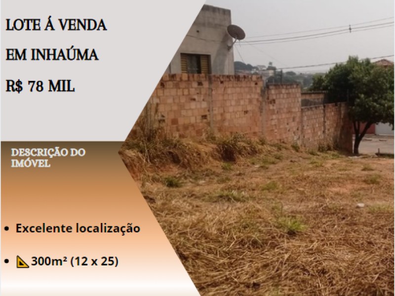 Excelente lote á venda em Inhaúma!