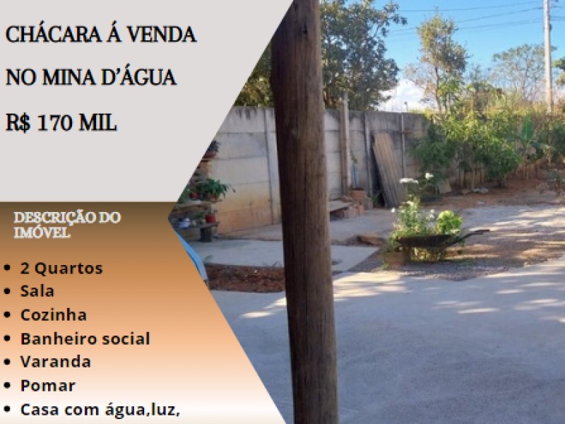 Excelente casa á venda no Mina D'água!