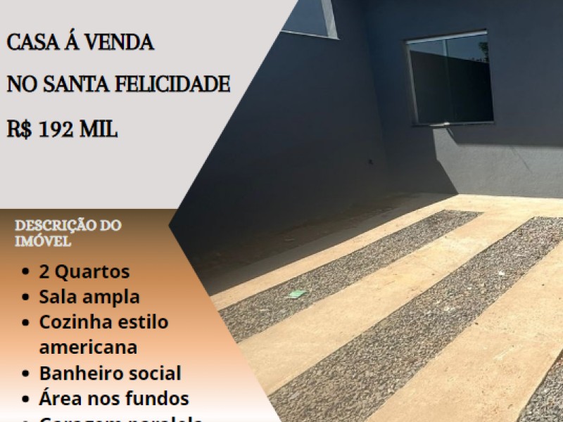 Linda casa á venda no Santa Felicidade!