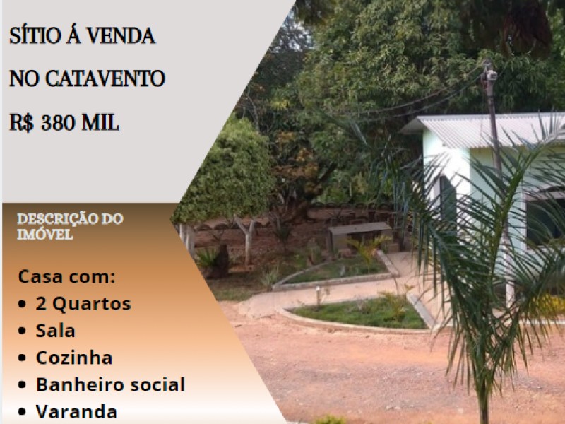 Lindo sítio á venda no CataVento!