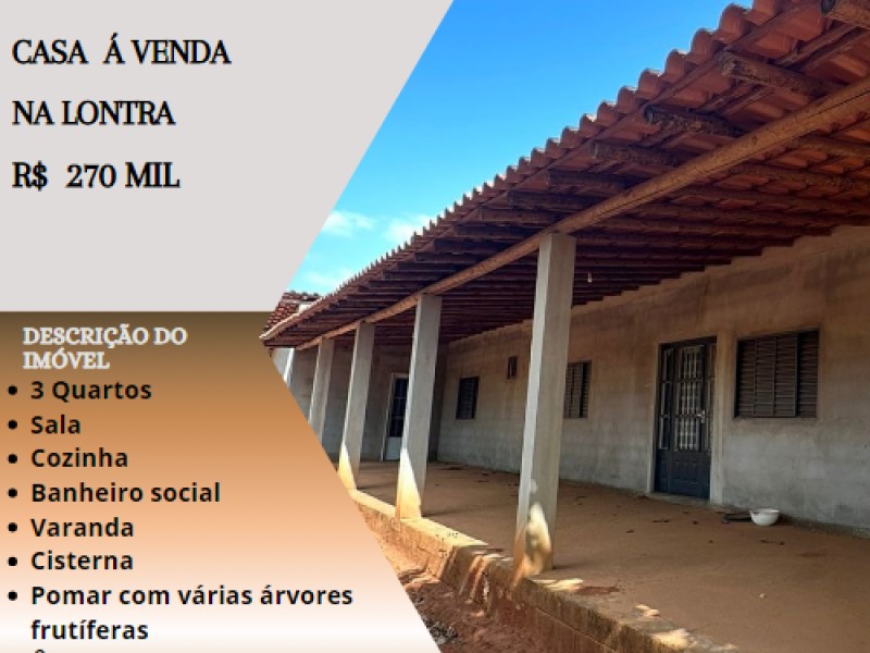 Ótima casa á venda na Lontra!