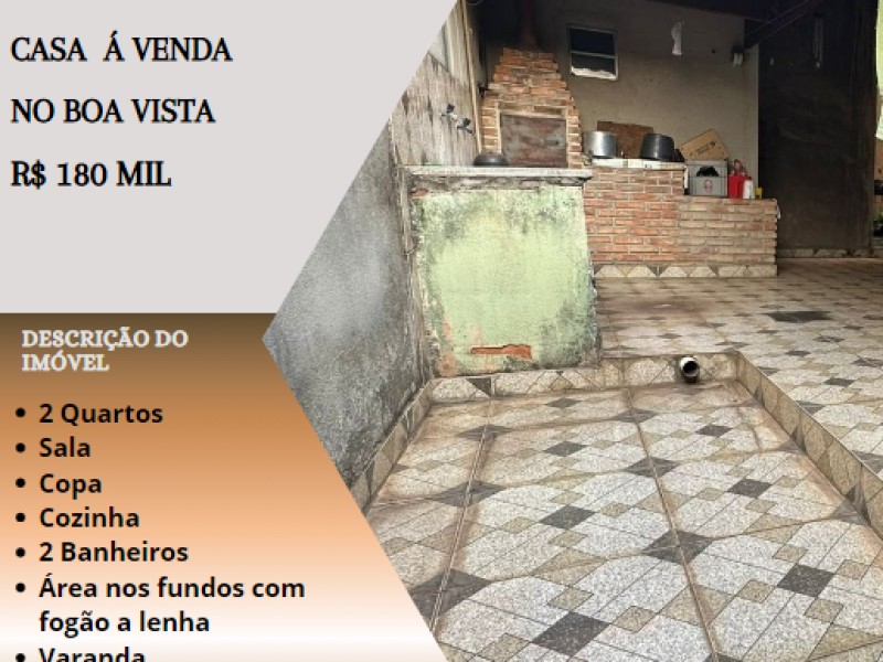 Ótima casa á venda no Boa Vista!