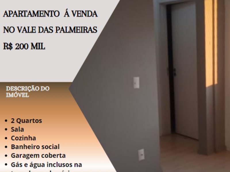 Ótimo  apartamento á venda no Vale das Palmeiras!