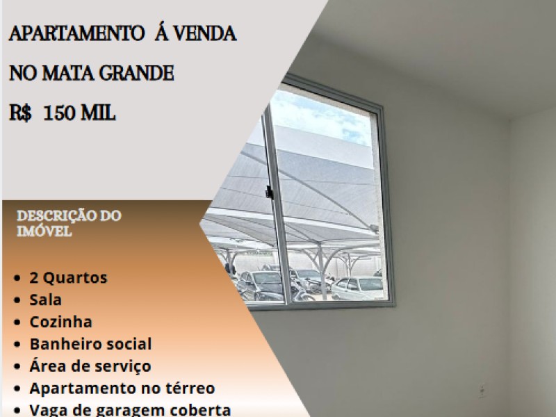 Ótimo apartamento á venda no Mata Grande!