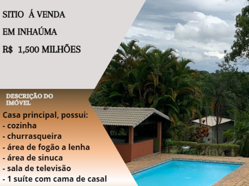 Belíssimo sítio á venda em Inhaúma!