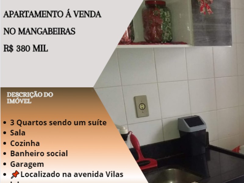 Lindo apartamento á venda no Mangabeiras!