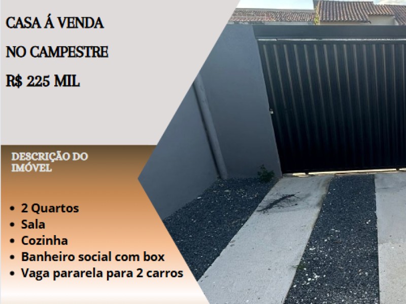 Linda casa á venda no Campreste!