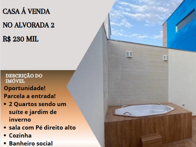 Linda casa á venda no Alvorada 2 !
