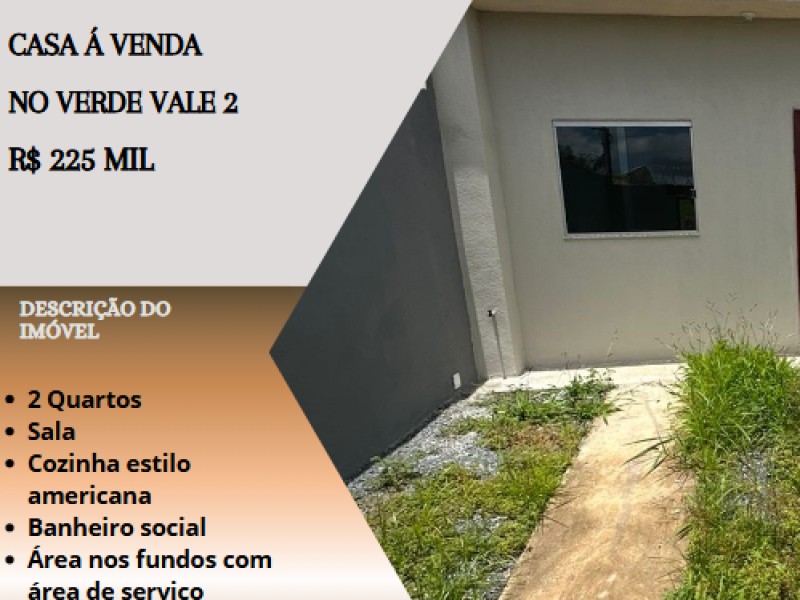 Linda casa á venda no Verde Vale 2!