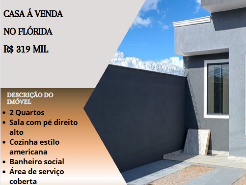 Excelente casa á venda no Flórida!