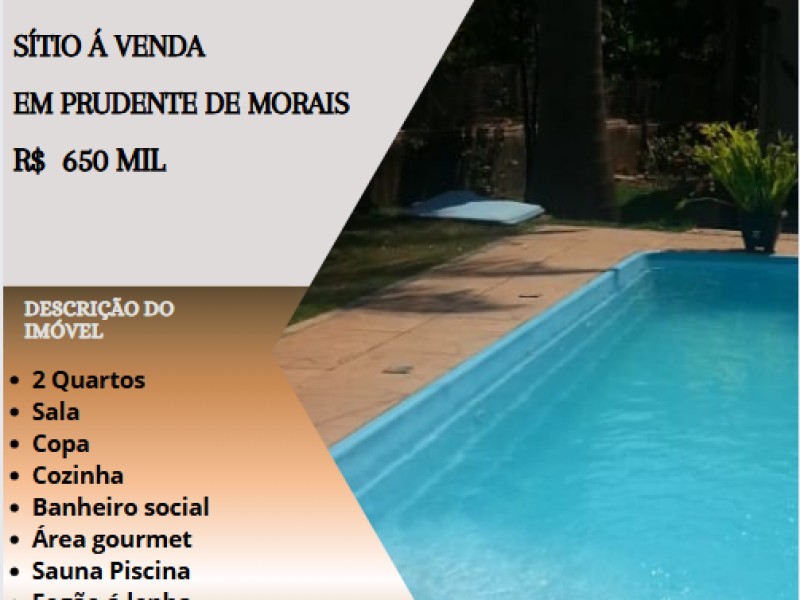 Lindo sítio á venda em Prudente de Morais!