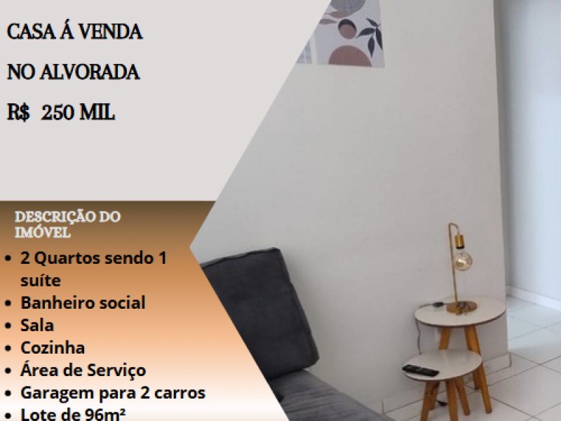 Ótima casa á venda no Alvorada!