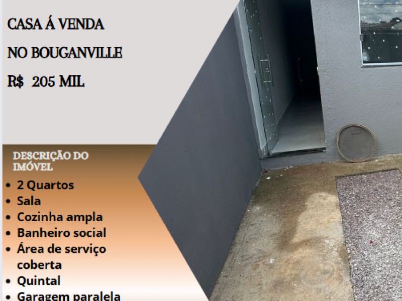 Linda casa á venda no Bouganville!