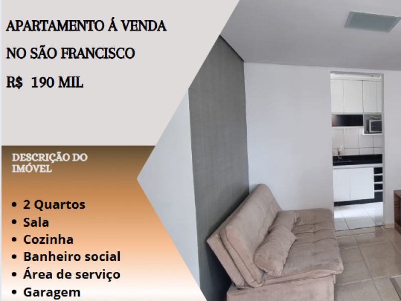 Lindo apartamento á venda no São Francisco!