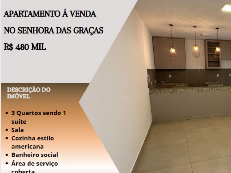 Excelente apartamento á venda no Nossa Senhora das Graças!