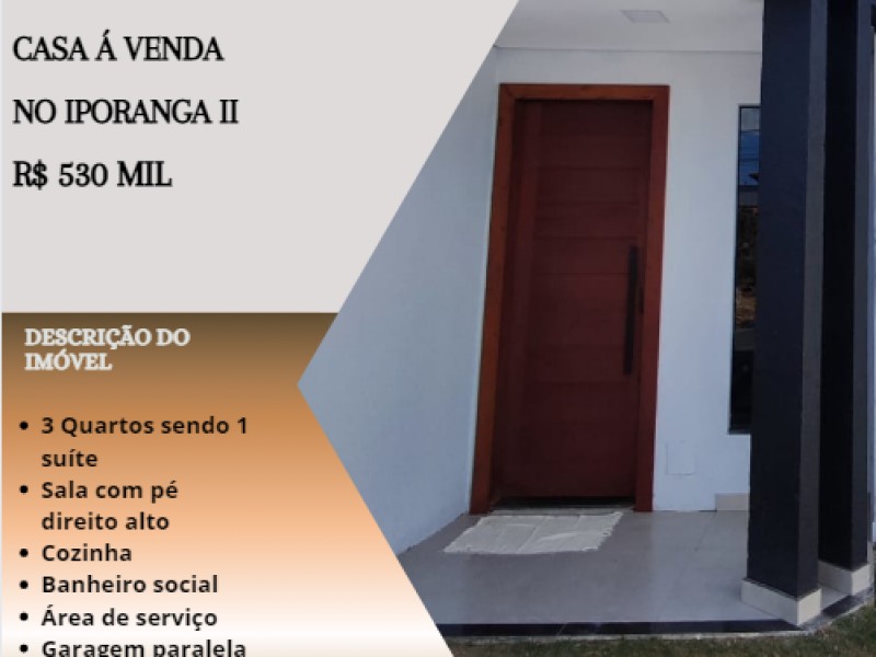Linda casa á venda no Iporanga II!