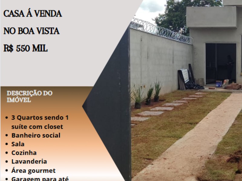 Lindas casas a venda no Boa Vista!
