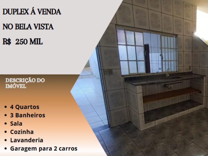 Ótimo Duplex á venda no Bela Vista!