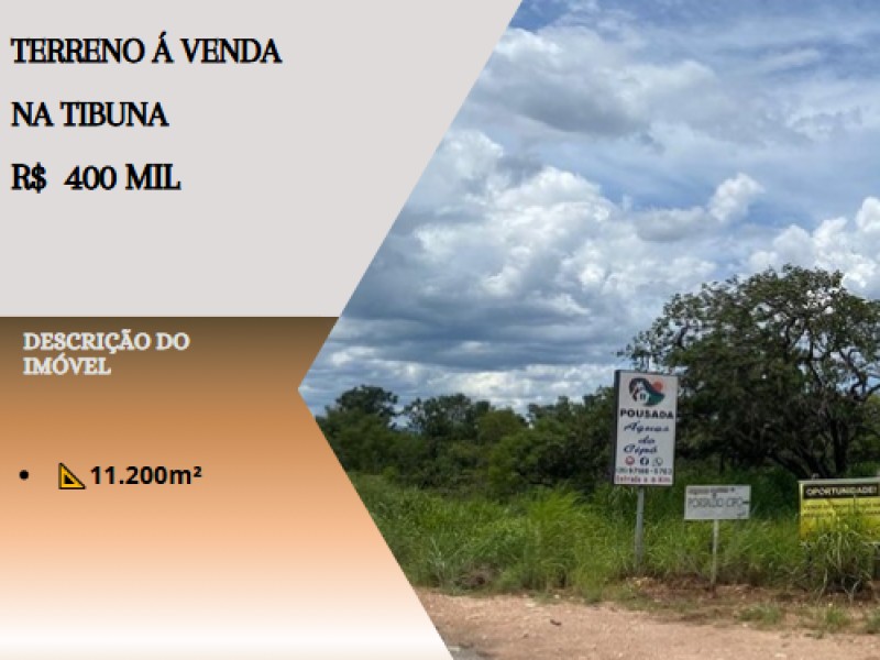 Excelente terreno á venda na Tibuna! 