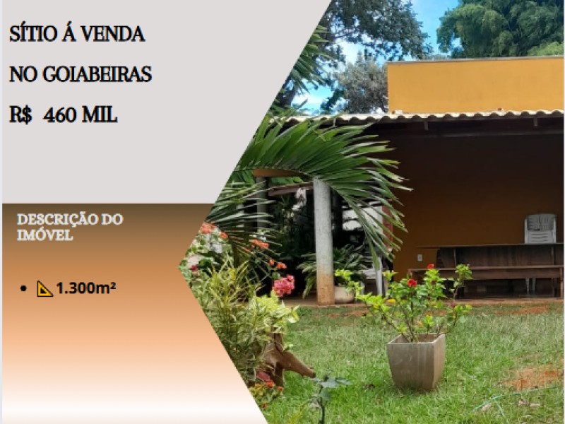 Lindo  sítio á venda no Goiabeiras!