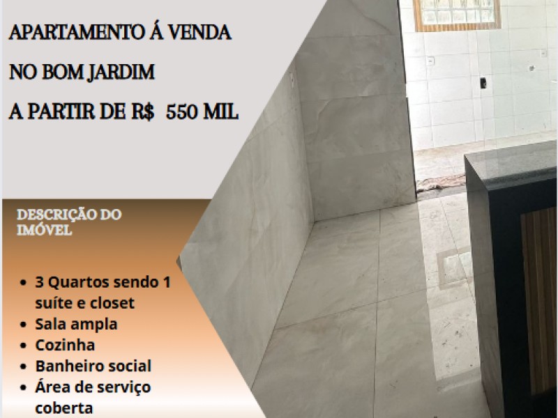 Ótimo apartamento á venda no Bom Jardim! 