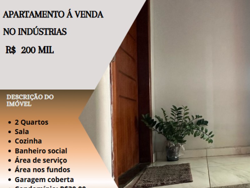 Ótimo apartamento á venda no Indústrias!