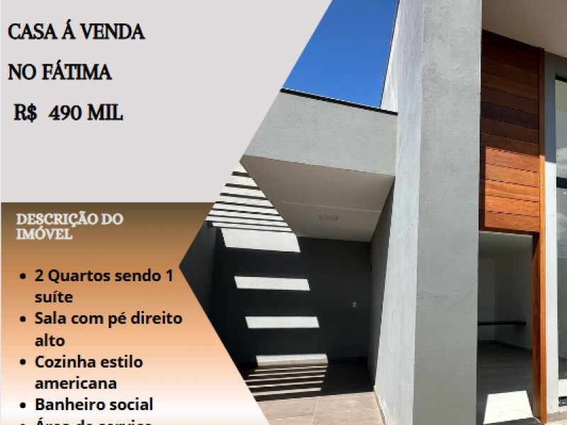 Linda casa á venda no Fátima!