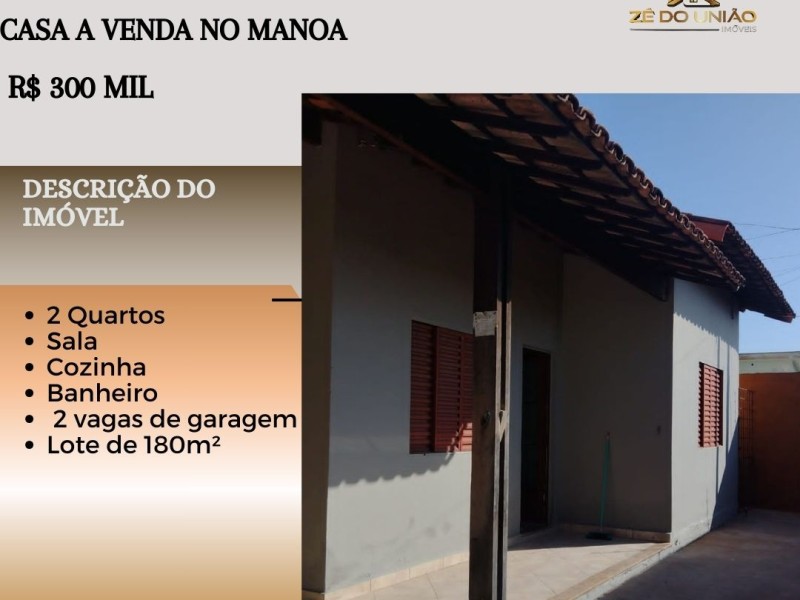 Excelente casa a venda no Manoa!
