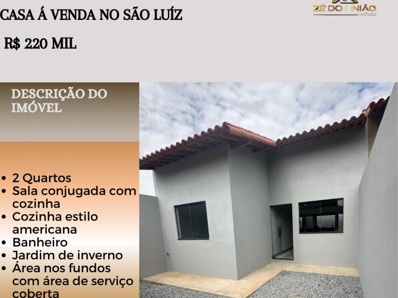 Maravilhosa casa á venda no São Luíz!!