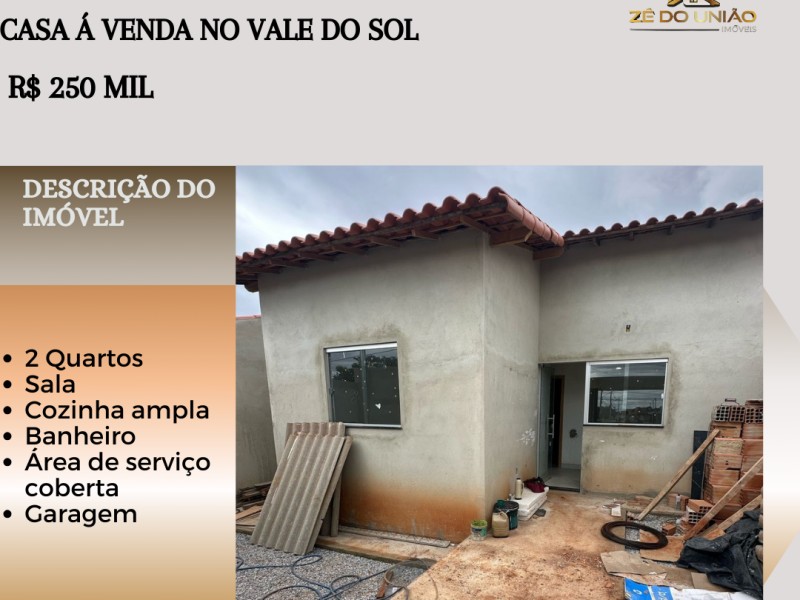 Linda casa á venda no Vale do Sol !!