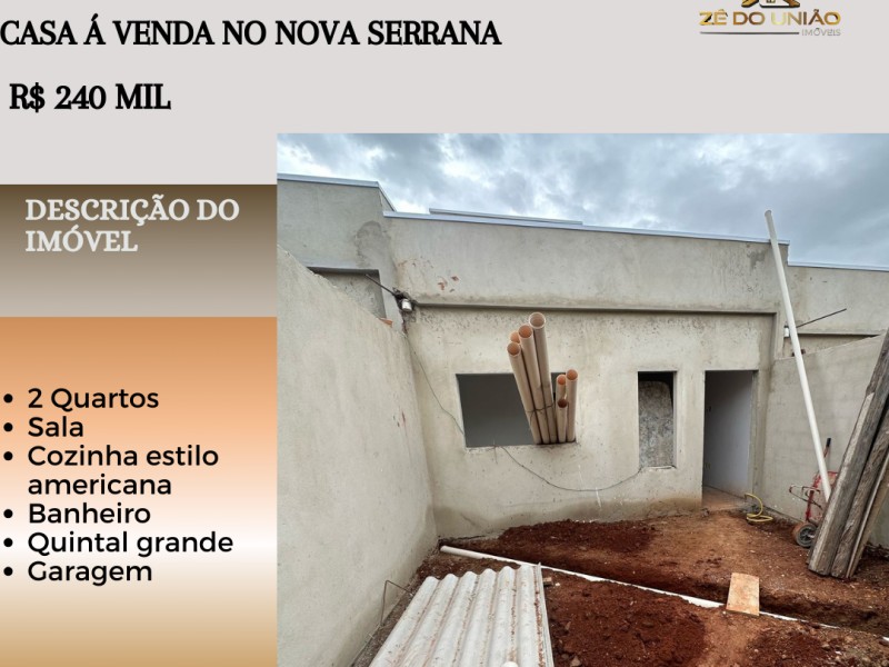 Linda casa á venda no Nova Serrana