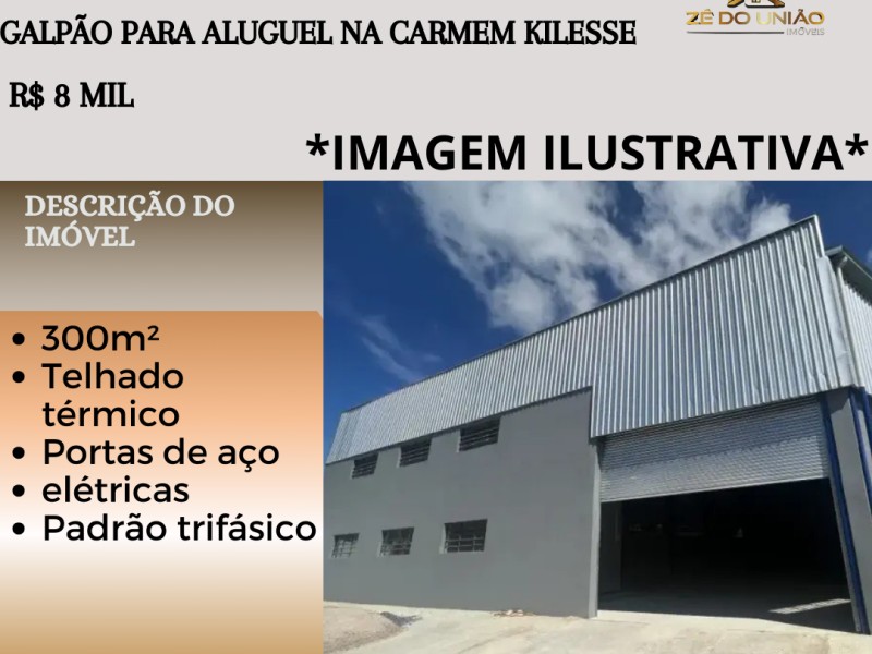 Excelente Galpão para aluguel na Carmem Kilesse