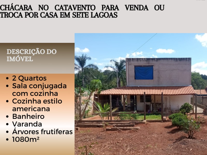 Excelente chácara para venda ou troca por casa em Sete Lagoas!